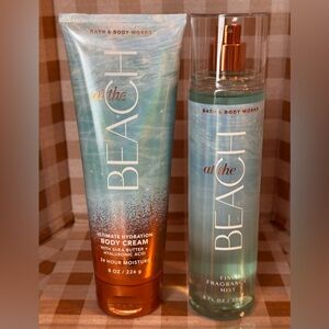 NEW B&BW At The Beach Body Set Full size ultimate hydration body cream & more